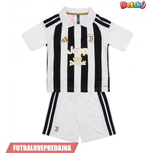 Lacne Dětský Futbalové dres Juventus Andrea Cambiaso #20 2026-27 Krátky Rukáv - Domáci (+ trenírky)